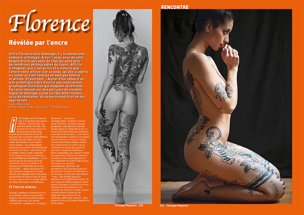 TTM145 35 Florence dans Tatouage Magazine 145